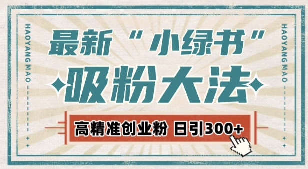 最新自动化“吸粉术”，小绿书激活私域流量，每日轻松吸引300+高质精准粉!-悟空云赚AI