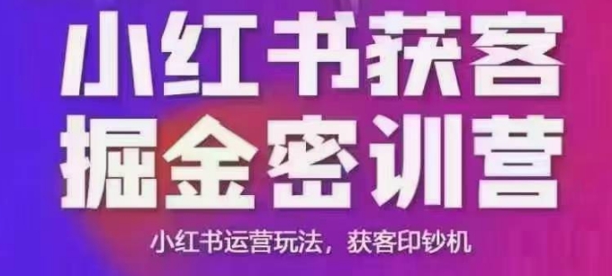 小红书获客掘金线下课，录音+ppt照片，小红书运营玩法，获客印钞机-悟空云赚AI