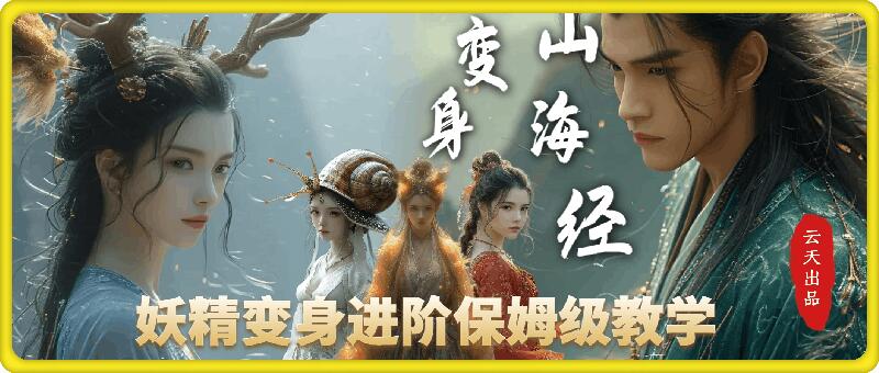 云天AI山海经变身视频教程，妖精变身进阶保姆级教学-悟空云赚AI