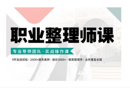职业整理师培训(新版)，实战操作课-悟空云赚AI