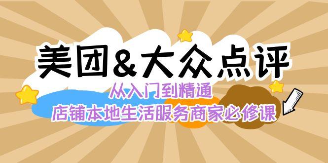 美团+大众点评 从入门到精通：店铺本地生活 流量提升 店铺运营 推广秘术 评价管理-悟空云赚AI