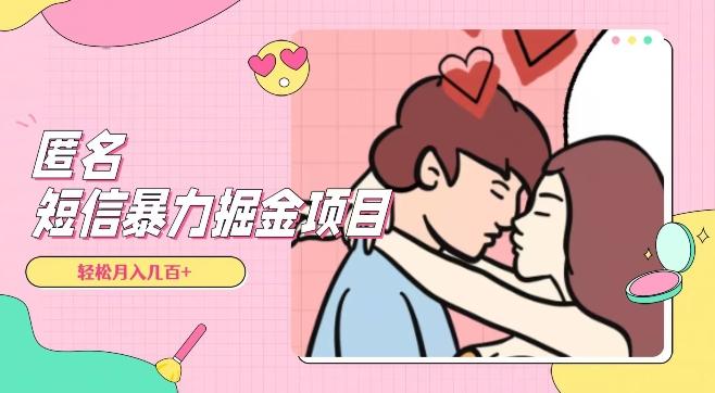 全网首发，揭秘超冷门匿名短信项目，通过信息差日入几百+【揭秘】-悟空云赚AI